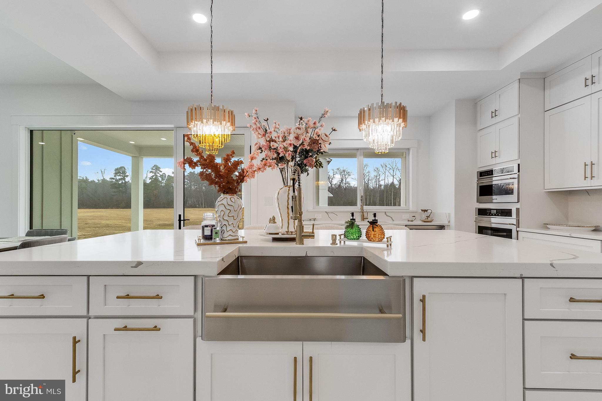 20157 West Piney Grove Road Georgetown, DE 19947 - Photo 7 of 104 Kitchen sink/island looking out to yard