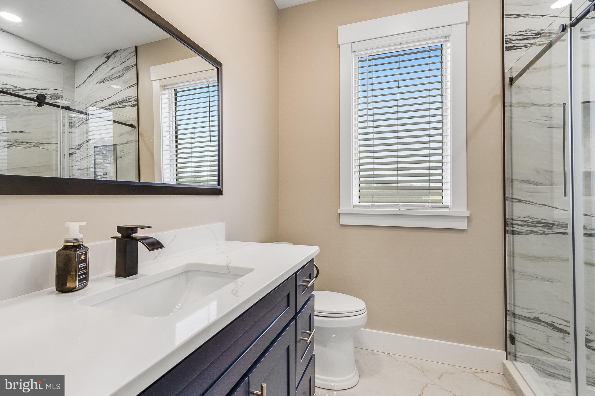 20157 West Piney Grove Road Georgetown, DE 19947 - Photo 90 of 104 a bathroom with a sink a toilet and shower