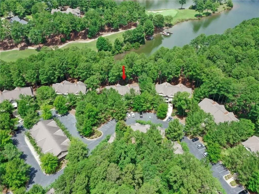 1060 Tailwater, Unit F Greensboro, GA 30642 - Photo 12 of 24 an aerial view of residential house with outdoor space and trees all around