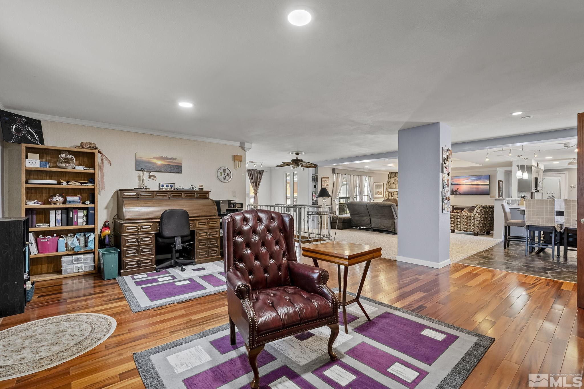 2 Lida Circle Carson City, NV 89706 - Photo 17 of 40 a living room with furniture and a fireplace