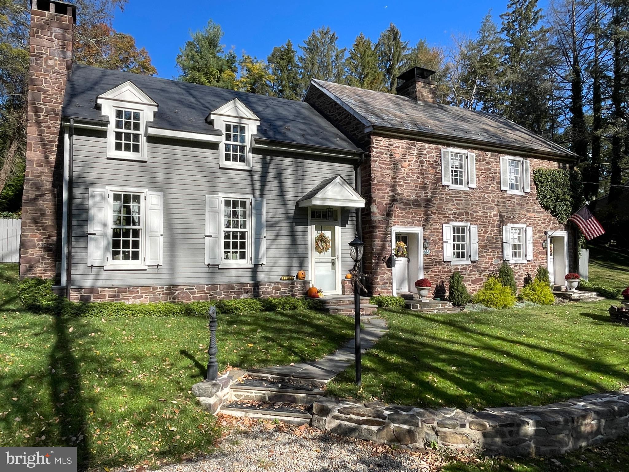 49 Old Mill Road New Hope, PA 18938 - Photo 50 of 50 Charming dual-style home in serene setting.
