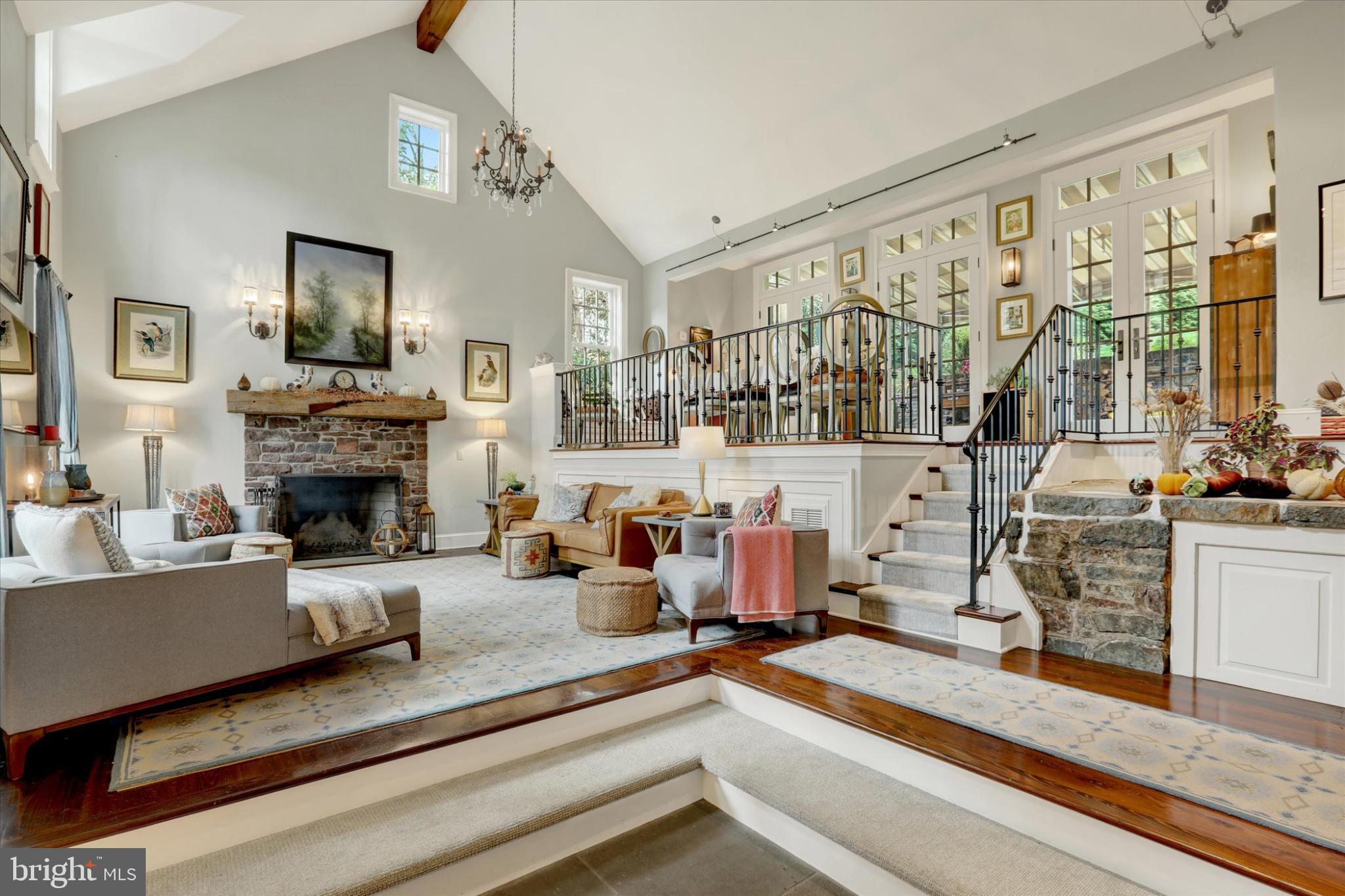 49 Old Mill Road New Hope, PA 18938 - Photo 5 of 50 Spacious living area with elegant charm.