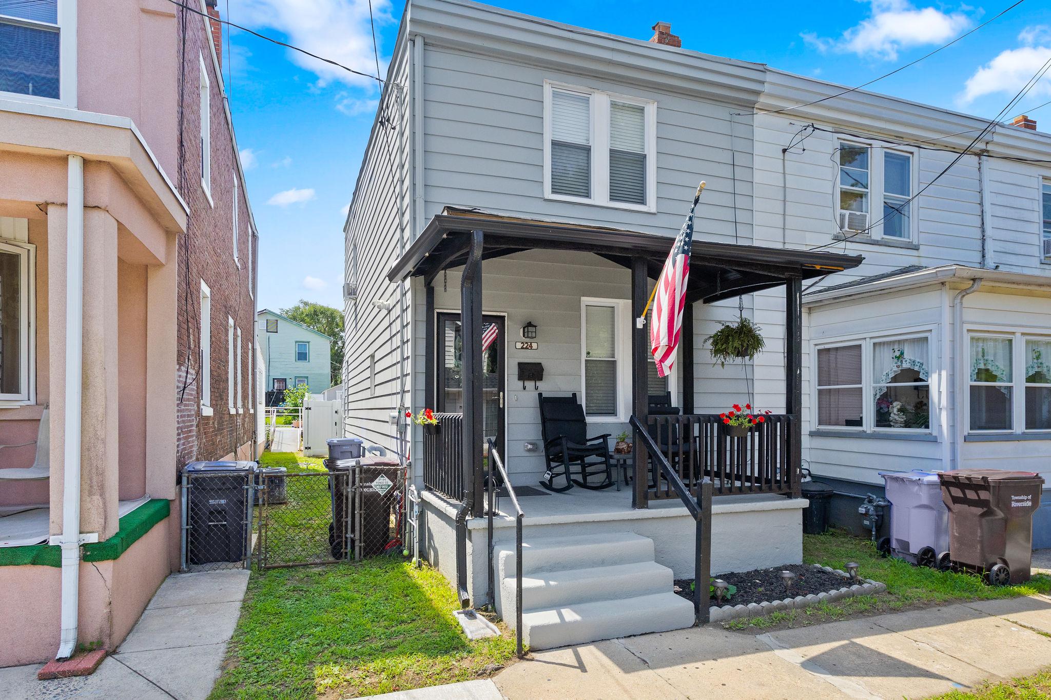 224 Filmore Street Riverside, NJ 08075 - Photo 3 of 20 Covered Front Porch