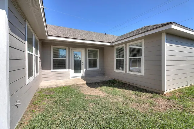 a view of front door of house