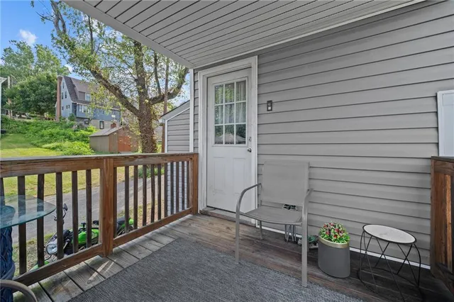 a view of a chair in the balcony