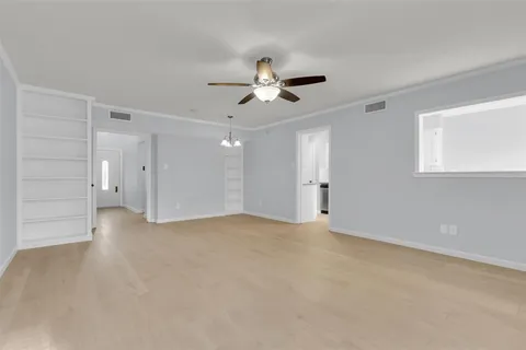 a view of an empty room