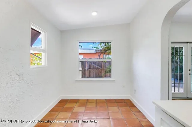 a view of an empty room