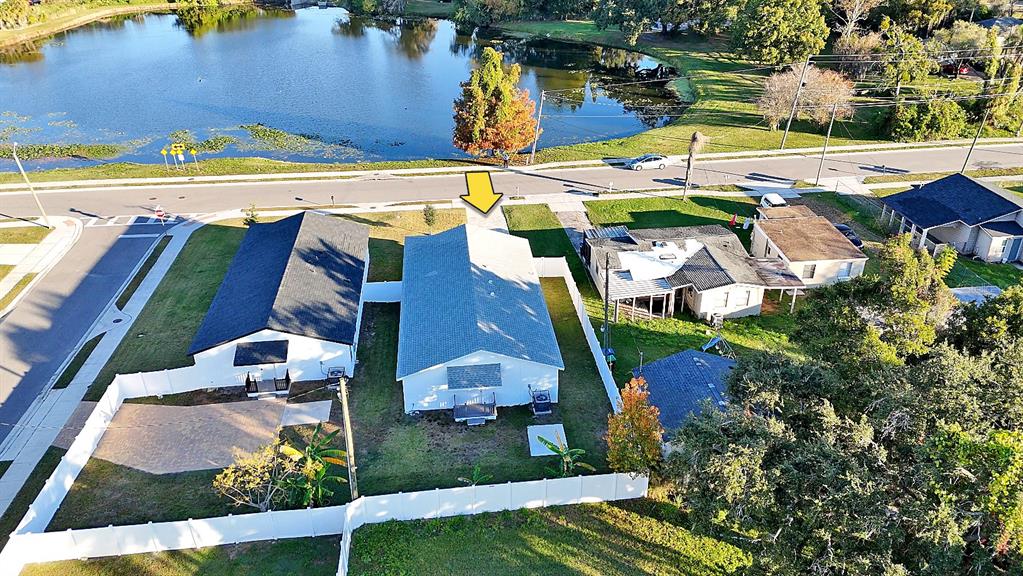 1040 20th Street Orlando, FL 32805 - Photo 31 of 33 an aerial view of a house with a yard basket ball court and outdoor seating