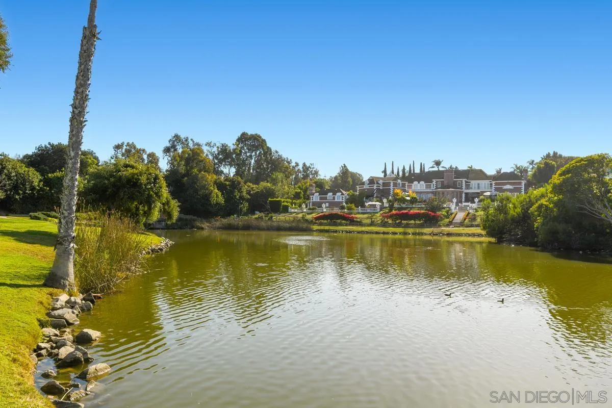 17032 Circa Oriente Rancho Santa Fe, CA 92067 - Photo 70 of 75 a view of a lake with houses