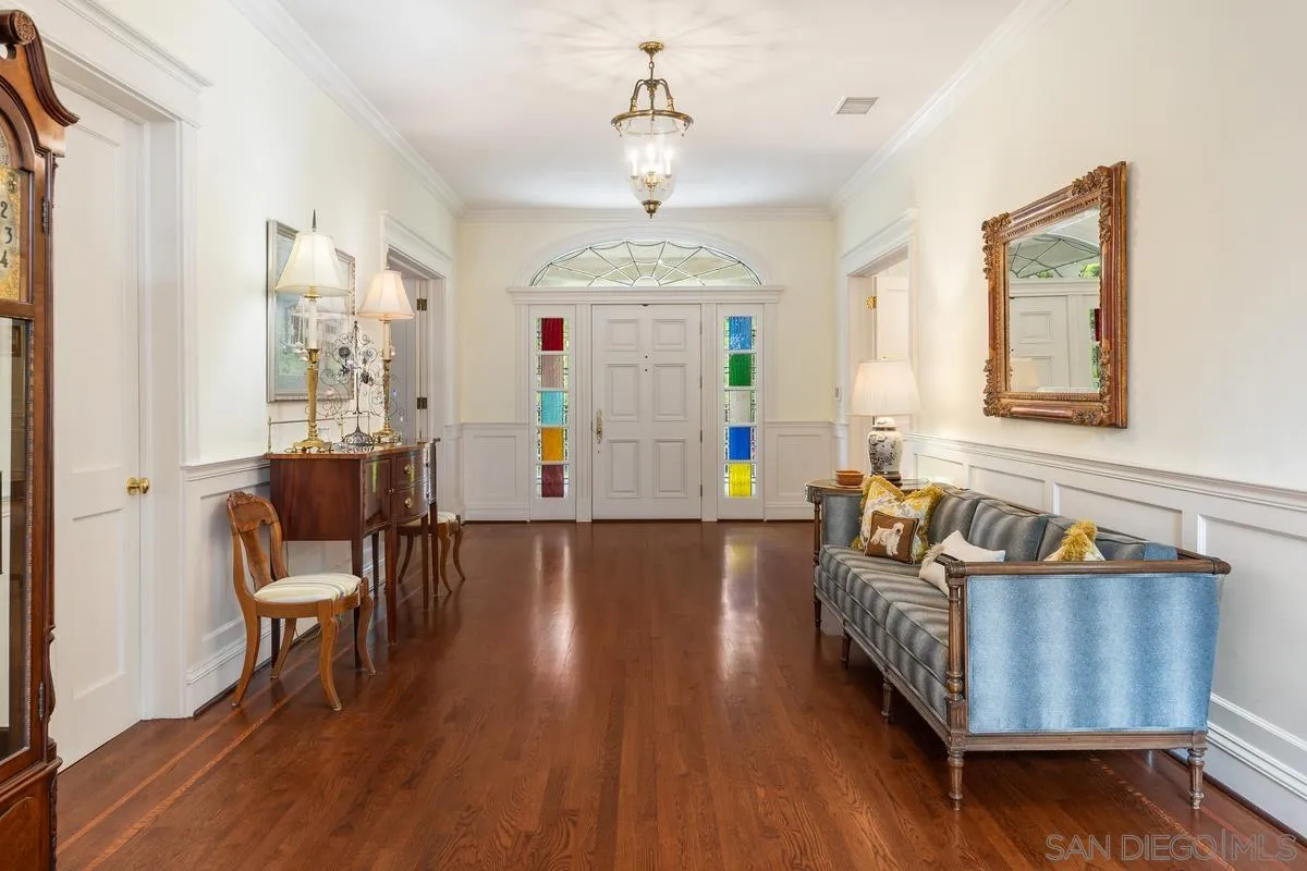 17032 Circa Oriente Rancho Santa Fe, CA 92067 - Photo 7 of 75 a living room with furniture and a chandelier