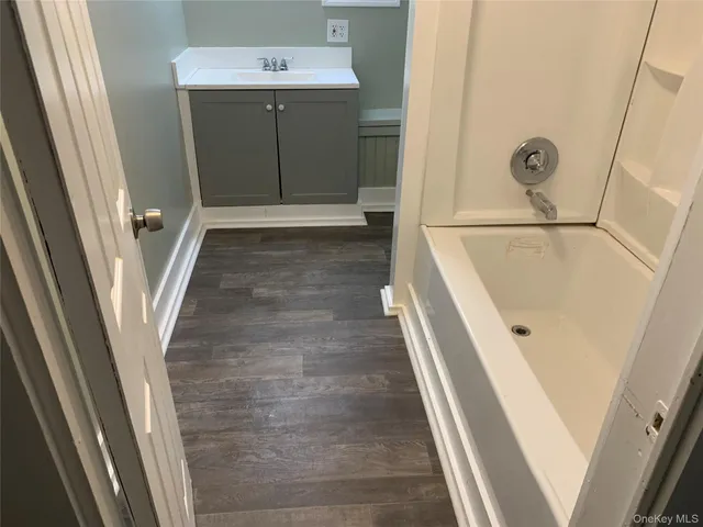 a bathroom with a sink