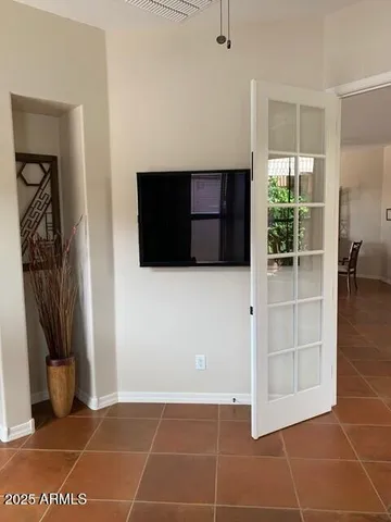 a view of empty room