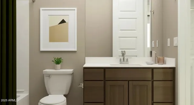 a view of a room with a window and tub