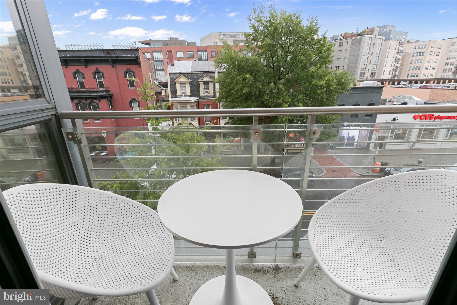 1413 P Street Northwest, Unit 301 Washington, DC 20005 - Photo 14 of 25 Outdoor retreat for relaxing moments