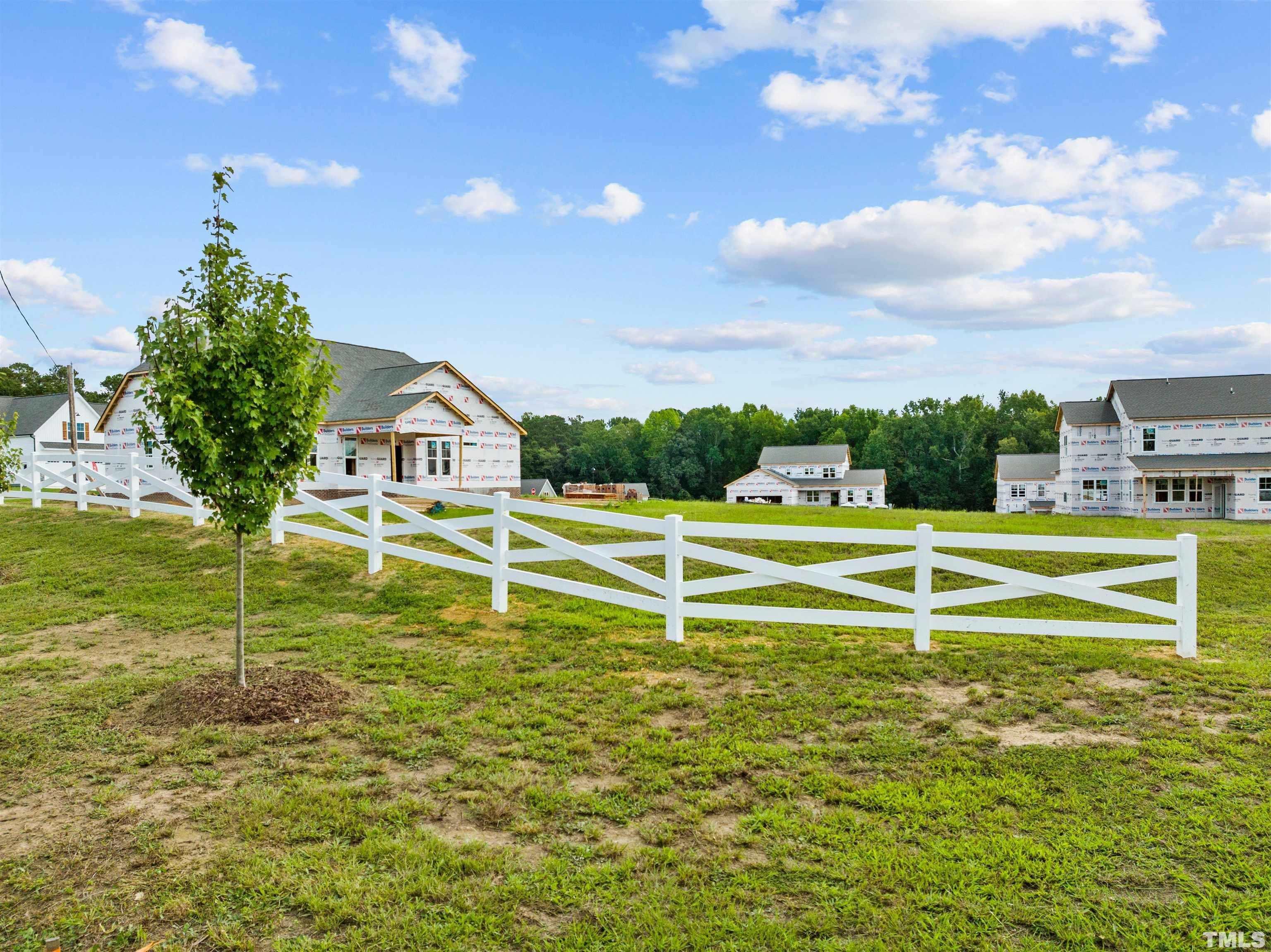 97 Buckstone Place Willow Spring, NC 27592 - Photo 8 of 21 a swimming pool with lots of tress in it
