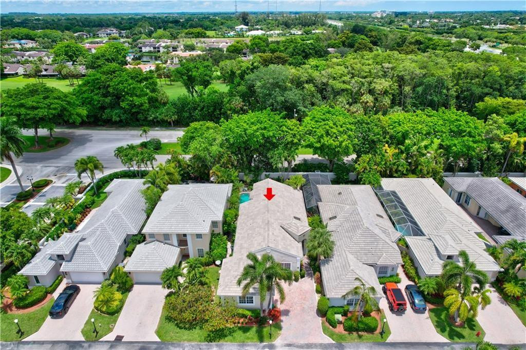 8171 Hampton Wood Drive Boca Raton, FL 33433 - Photo 34 of 56 an aerial view of a house with a yard and lake view