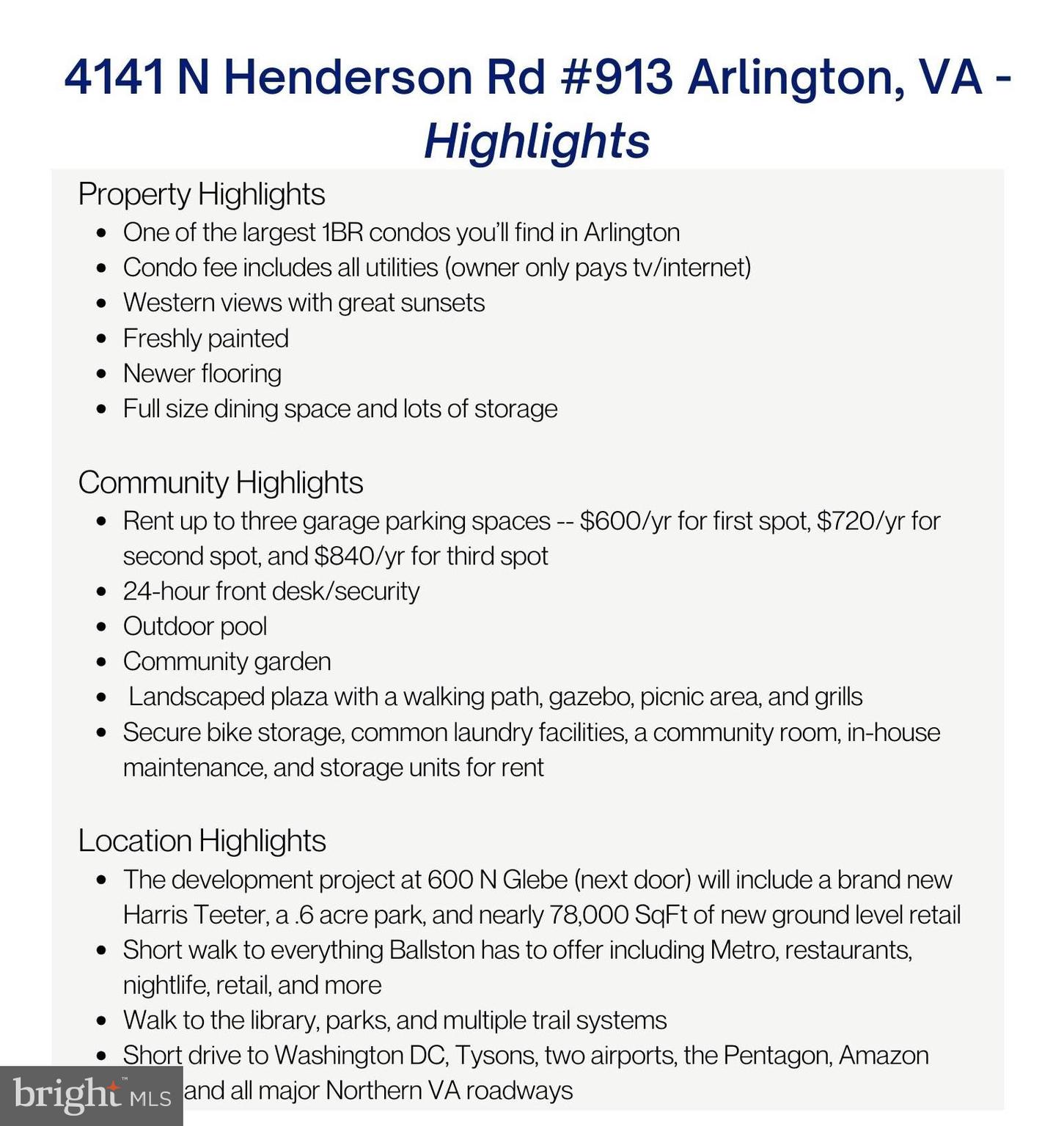 4141 North Henderson Road, Unit 913 Arlington, VA 22203 - Photo 20 of 41