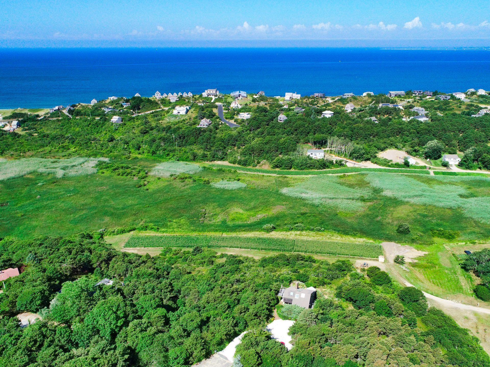 19 Resolution Road Truro, MA 02666 - Photo 5 of 32 a view of a field with an ocean