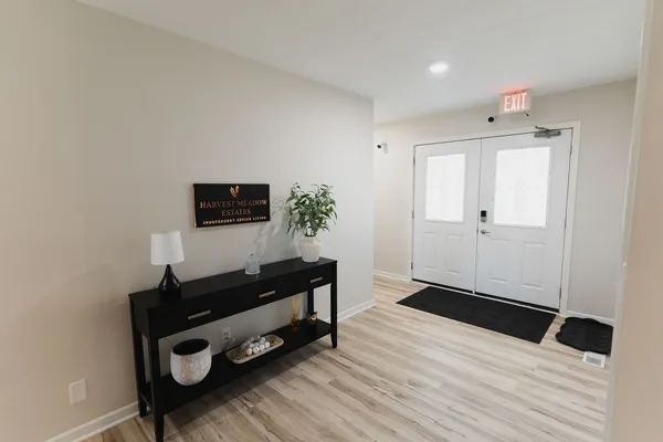 a room with table and chair