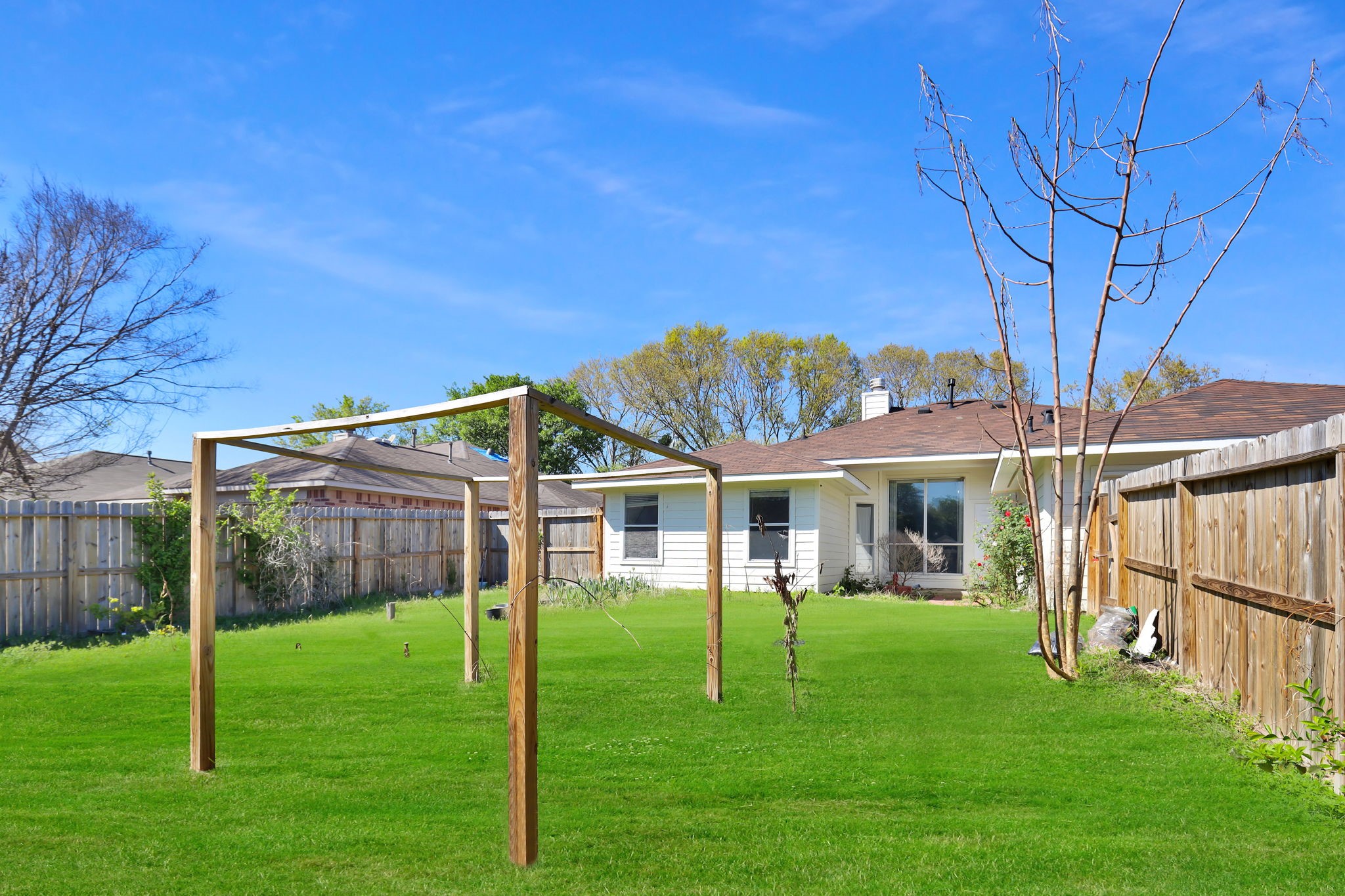15503 West Little York Road Houston, TX 77084 - Photo 21 of 22 a view of a house with a yard