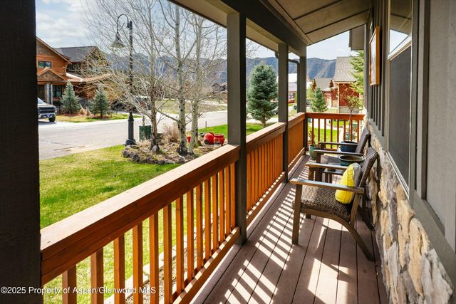 a view of city from a balcony