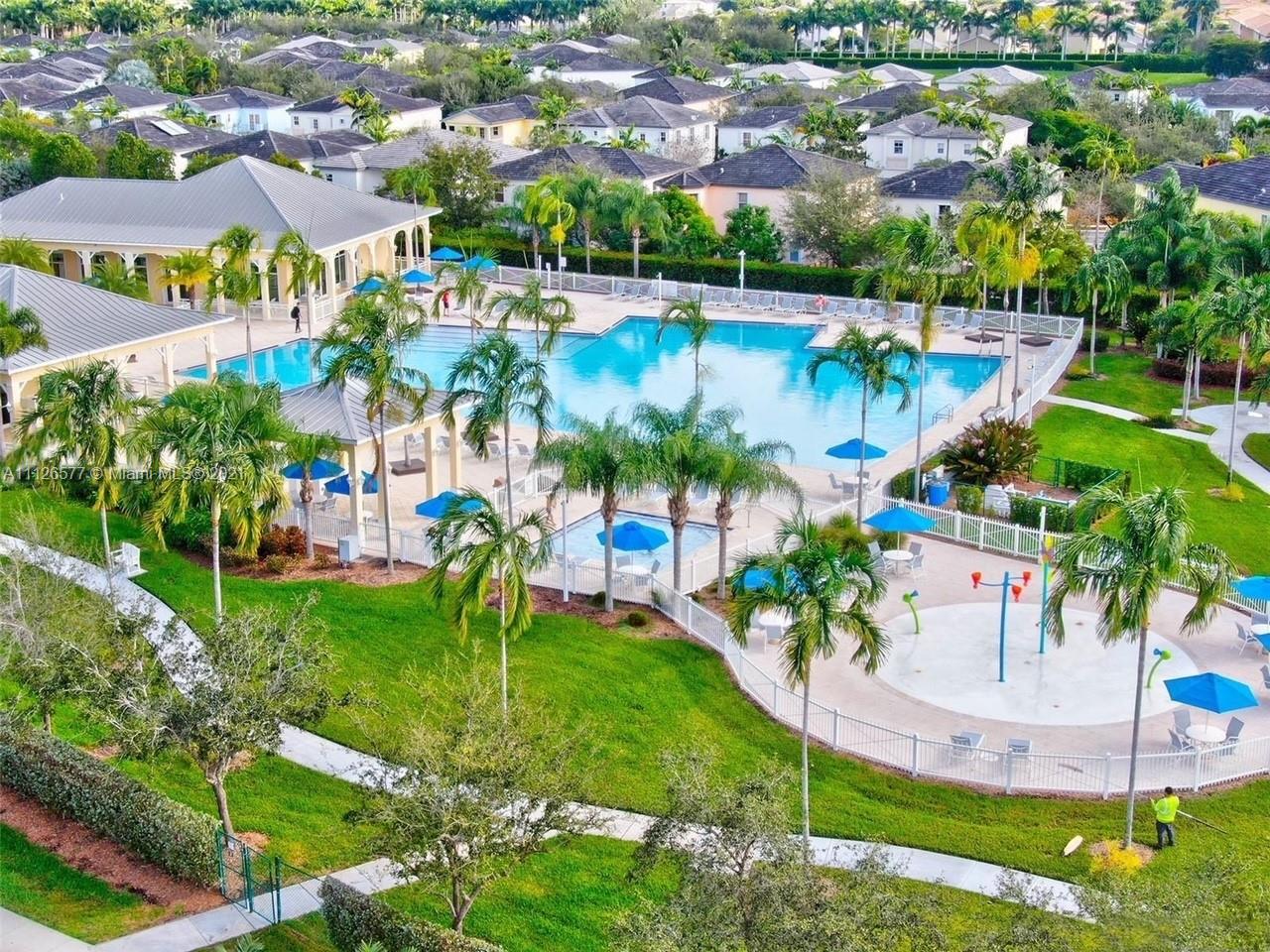 134 Northeast 28th Terrace, Unit 4 Homestead, FL 33033 - Photo 3 of 33 an aerial view of multiple houses with yard
