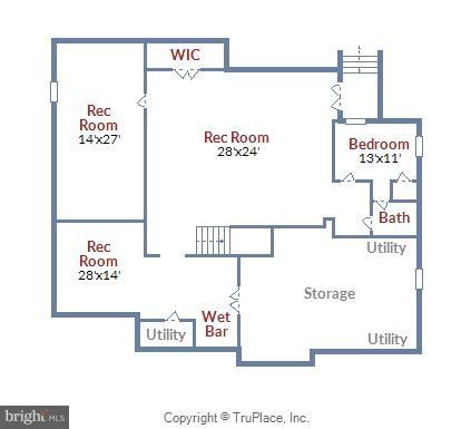 12607 Belmont Ridge Road Reisterstown, MD 21136 - Photo 25 of 28 Measurements and layout of lower level