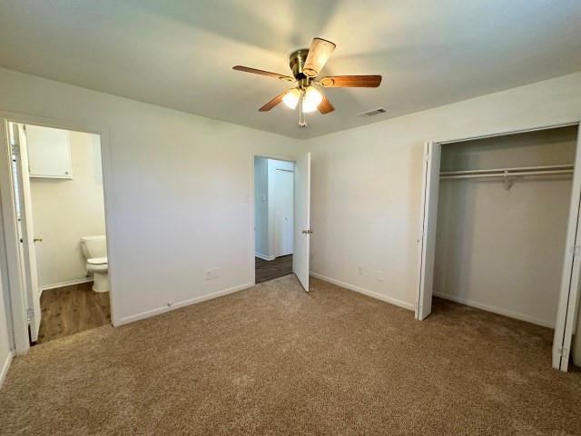 1045 HCR 2124 Loop Whitney, TX 76692 - Photo 24 of 26 an empty room with closet and a ceiling fan