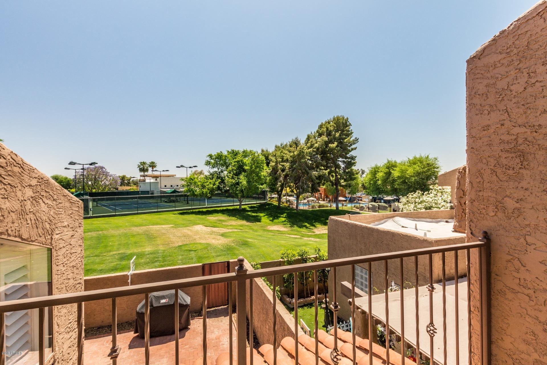 4446 East Camelback Road, Unit 114 Phoenix, AZ 85018 - Photo 34 of 61 View from Balcony toward Village Club an