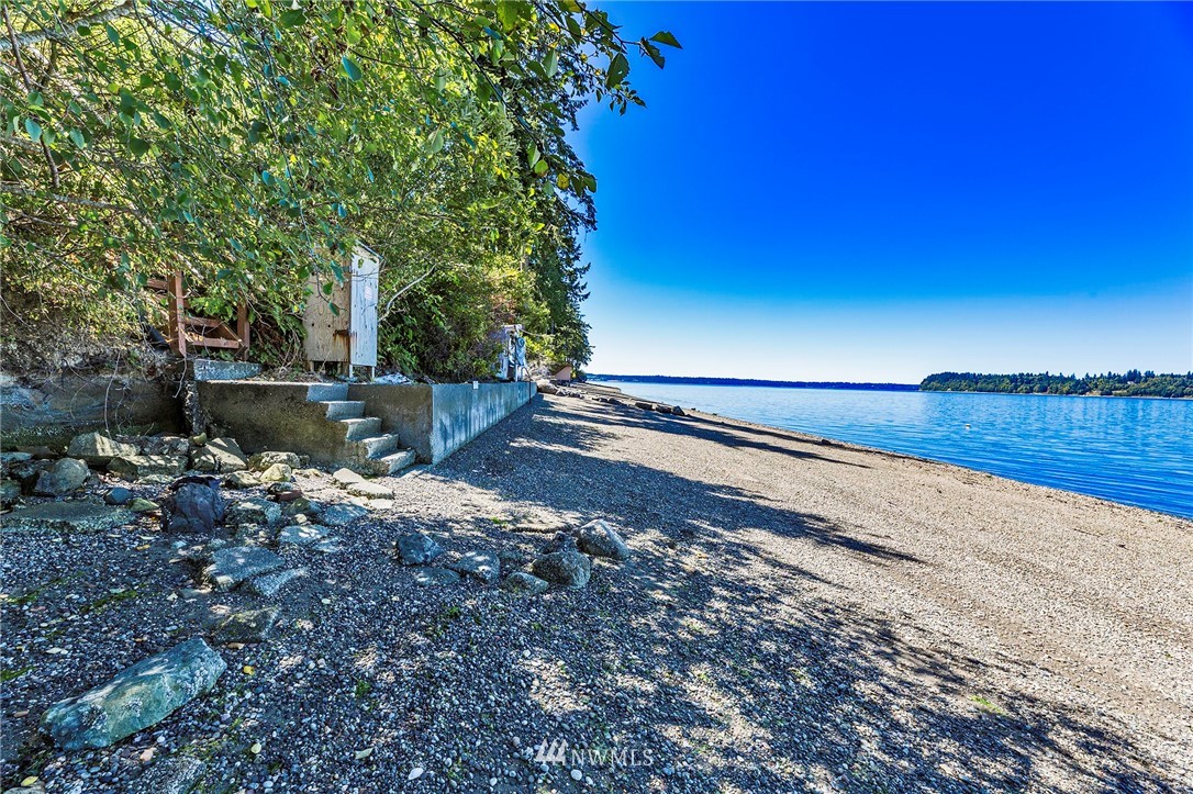 14301 Outer Bay Road Anderson Island, WA 98303 - Photo 32 of 40 a view of a backyard with trees
