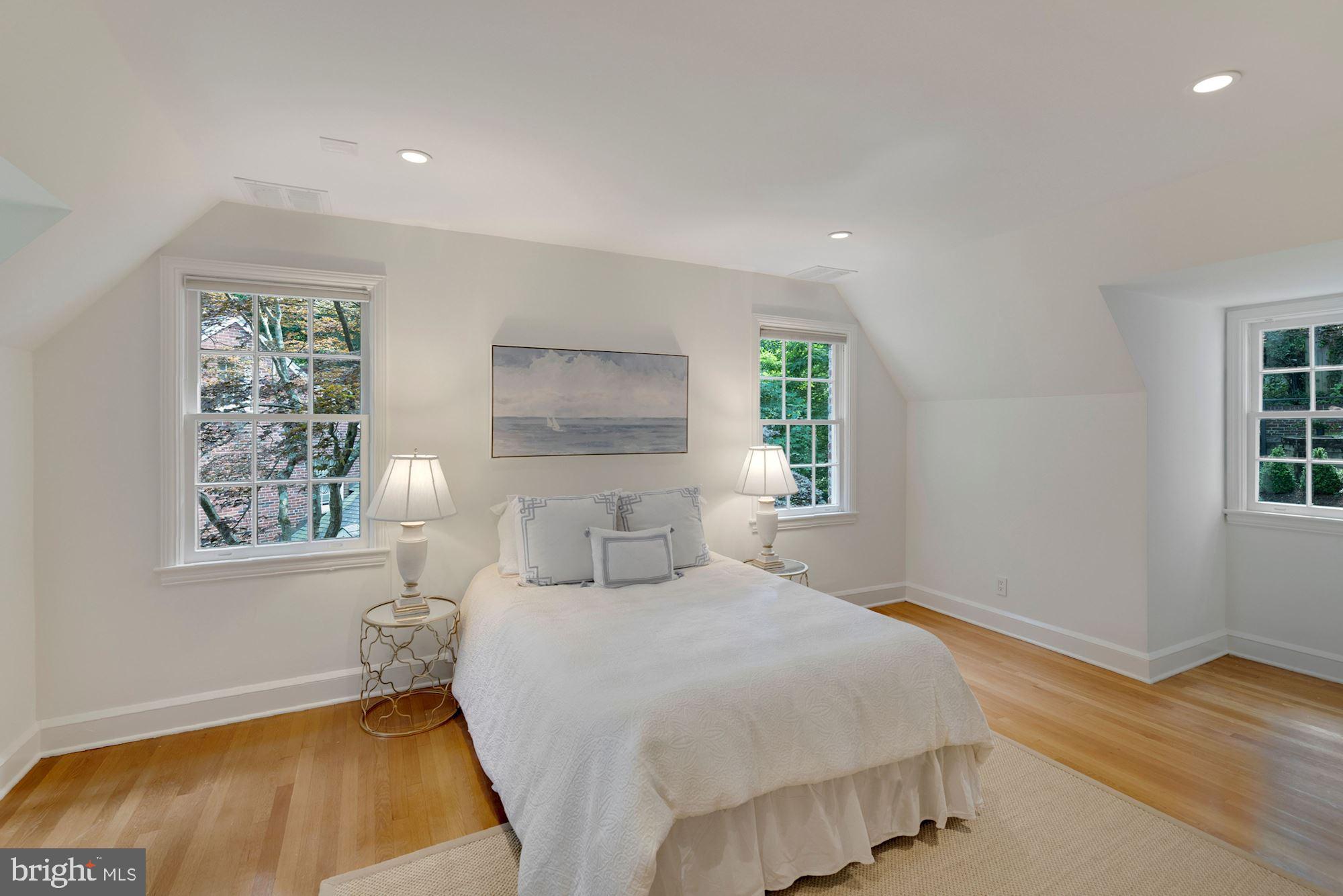 4480 Dexter Street Northwest Washington, DC 20007 - Photo 15 of 33 Primary Bedroom with Leafy Vistas