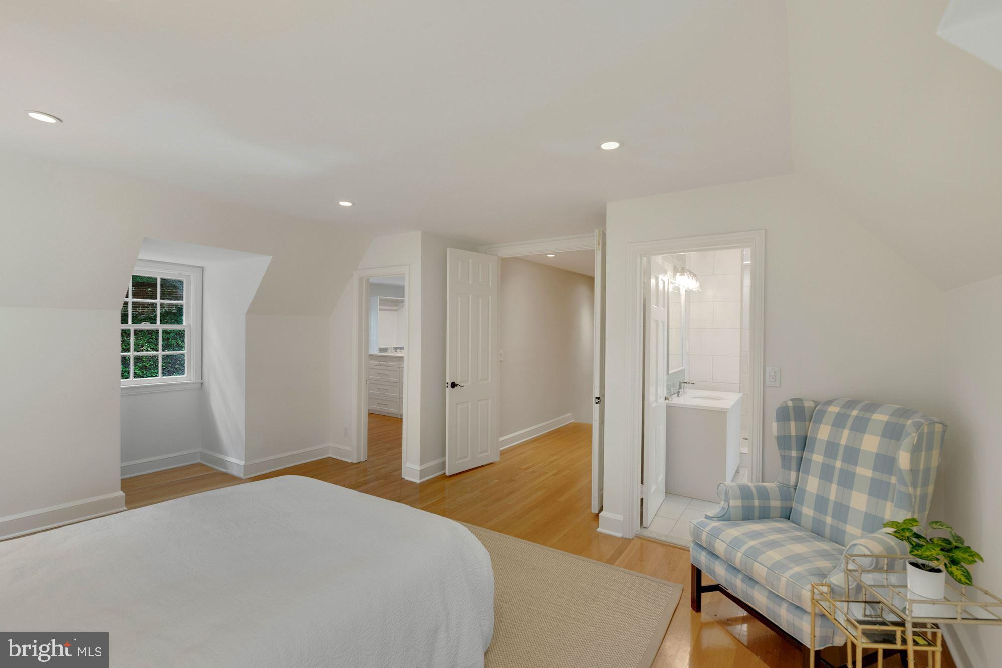 4480 Dexter Street Northwest Washington, DC 20007 - Photo 17 of 33 Primary Bedroom with En Suite Dressing & Bathrooms