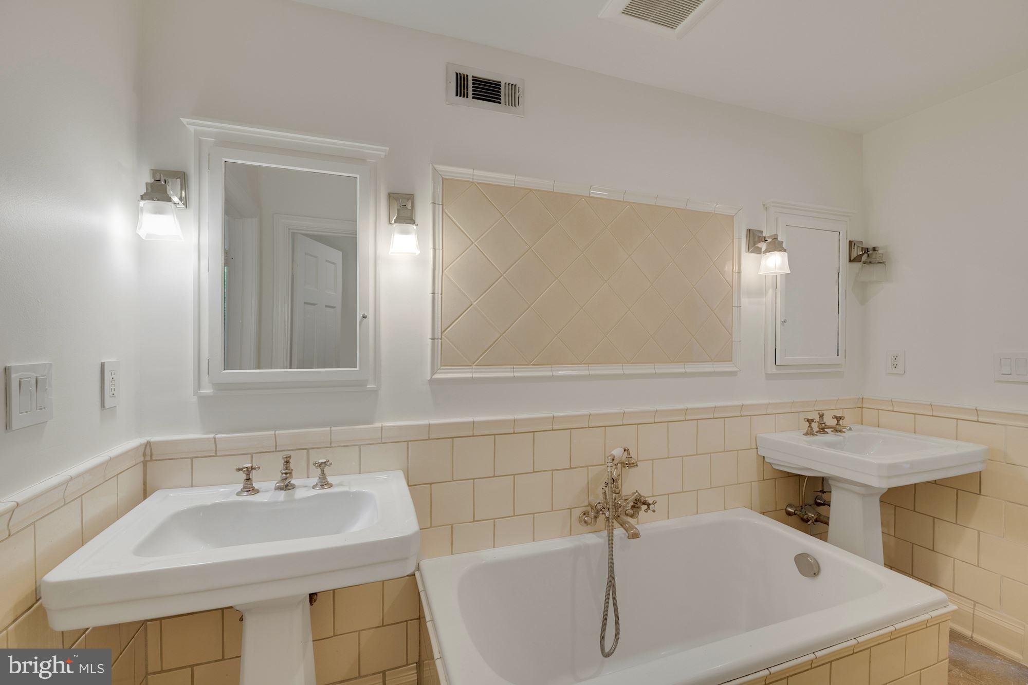 4480 Dexter Street Northwest Washington, DC 20007 - Photo 22 of 33 Jack and Jill Bathroom connects Bedrooms 2 and 3