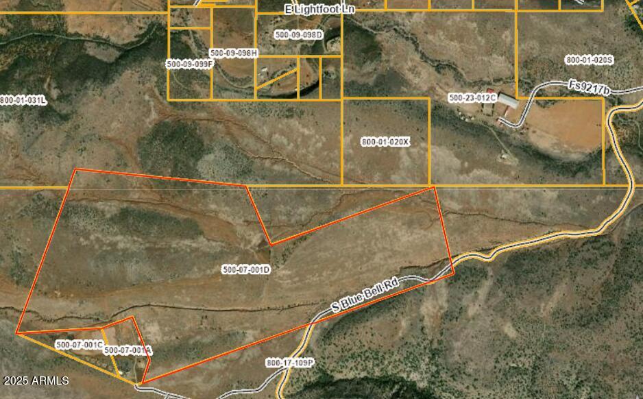 1 South D S Blue Bell Road Mayer, AZ 86333 - Photo 15 of 15 Parcel Map