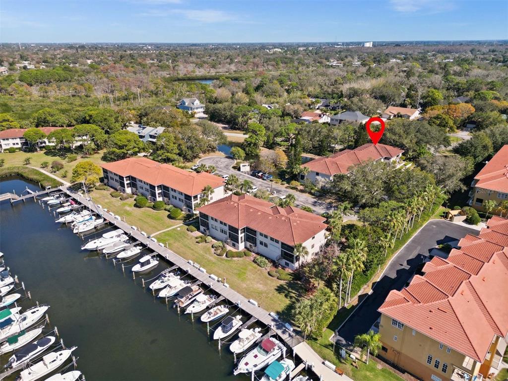 1800 Mariner Drive, Unit 9 Tarpon Springs, FL 34689 - Photo 39 of 41 an aerial view of a city
