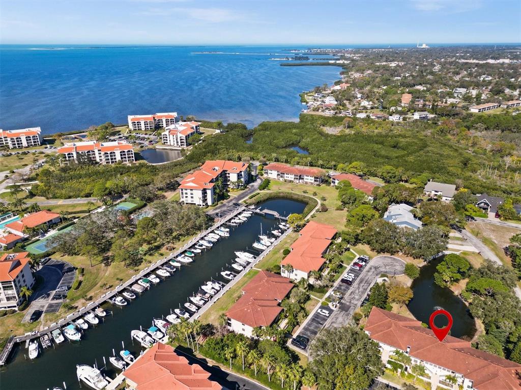 1800 Mariner Drive, Unit 9 Tarpon Springs, FL 34689 - Photo 40 of 41 view of city and ocean