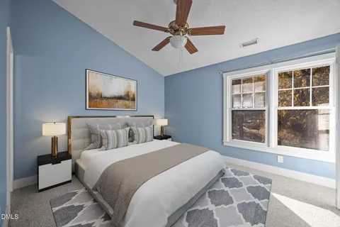 a view of hallway with stairs