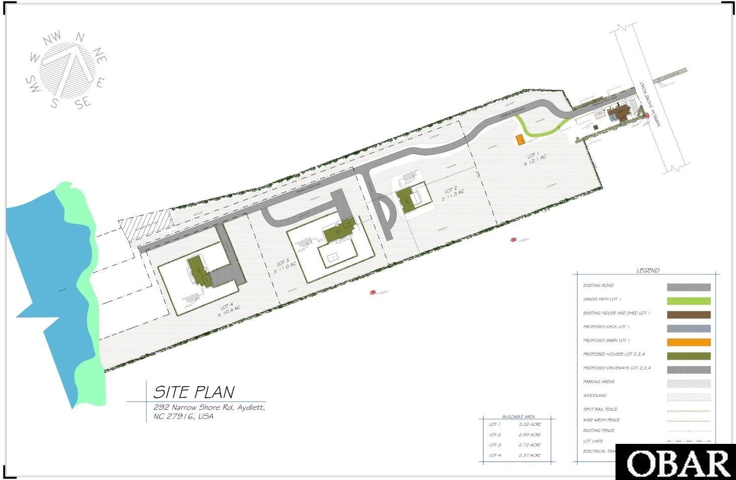 292 Narrow Shore Road Aydlett, NC 27916 - Photo 3 of 49 Sample Residential Site Plan