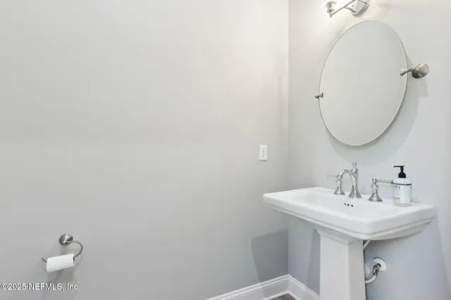 a view of a lake with a big yard