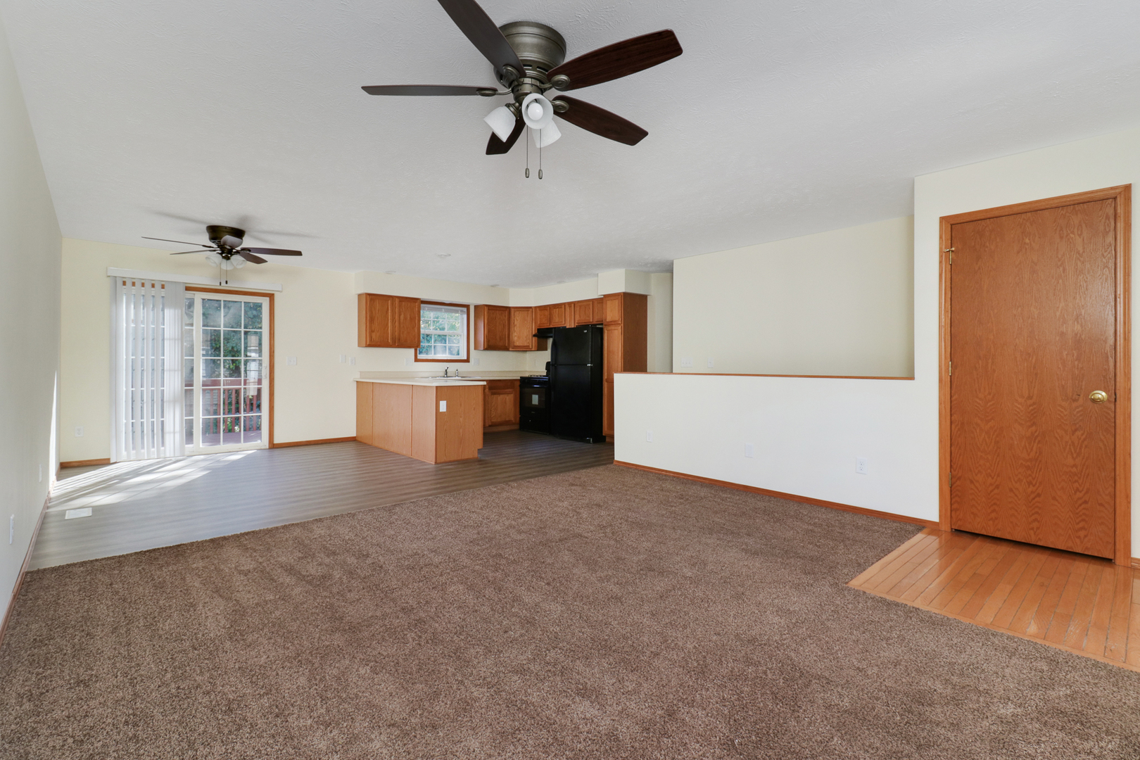 205 Martin Street Normal, IL 61761 - Photo 4 of 32 an empty room with windows and ceiling fan