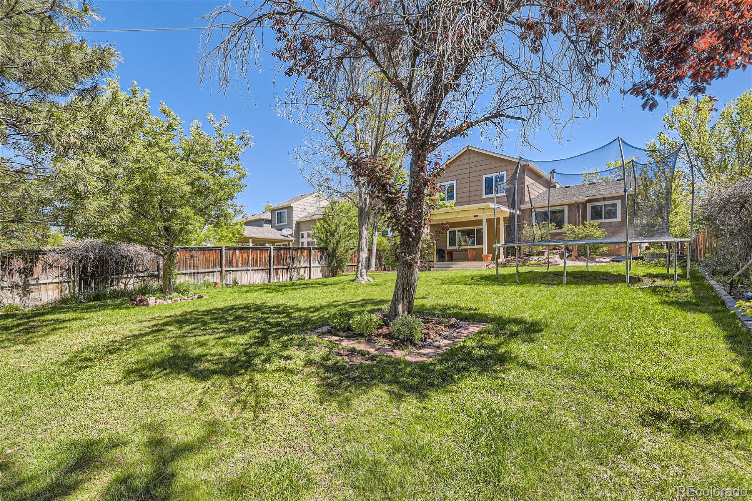 9744 South Castle Ridge Circle Highlands Ranch, CO 80129 - Photo 28 of 28 a view of a house with a yard