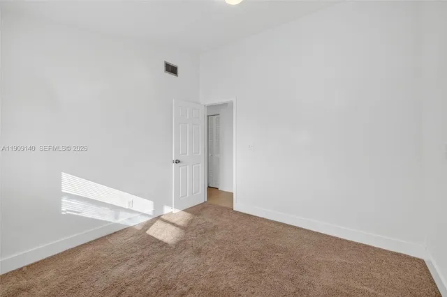 a view of an empty room