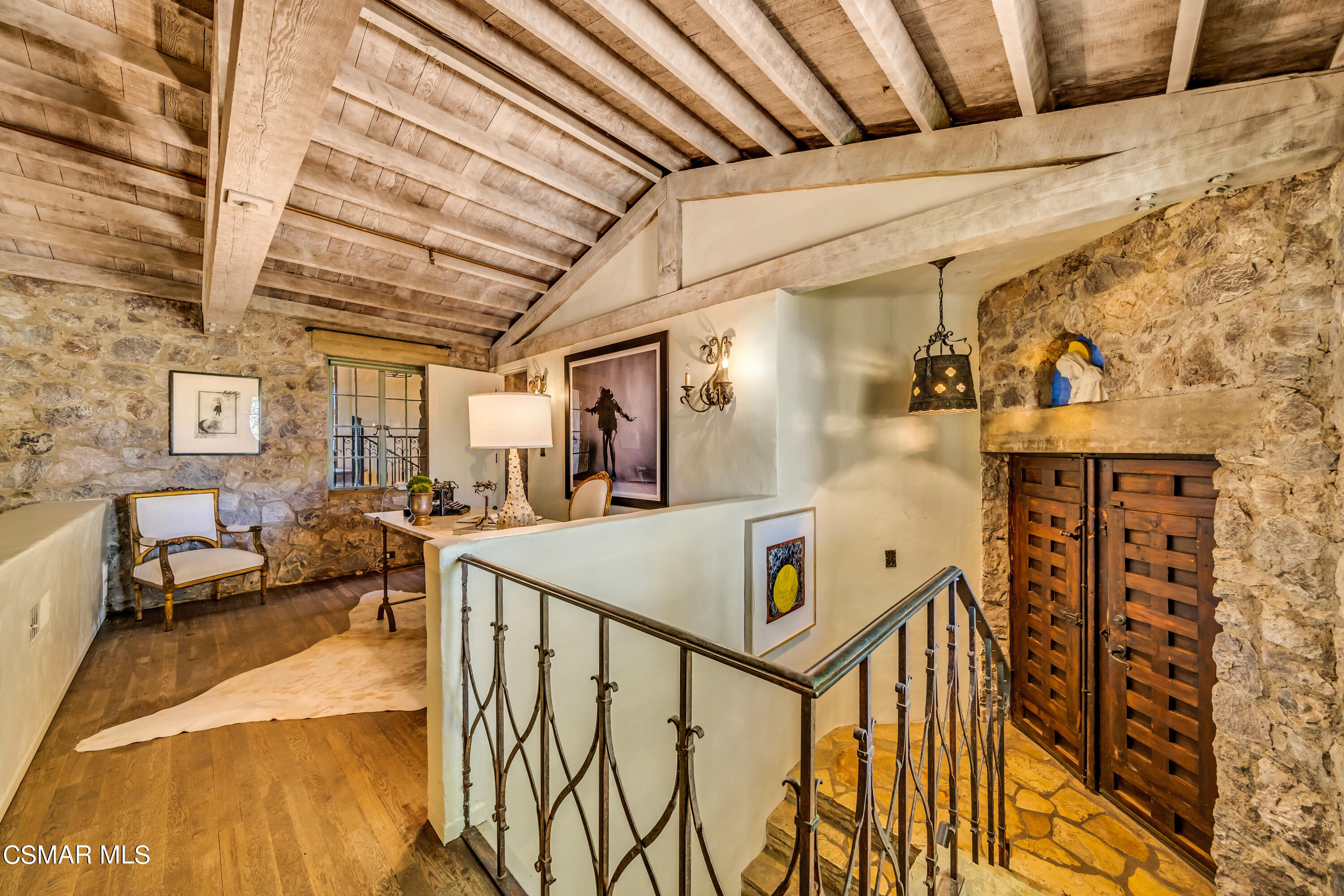 1999 Trentham Road Lake Sherwood, CA 91361 - Photo 33 of 61 a view of a hallway with couch