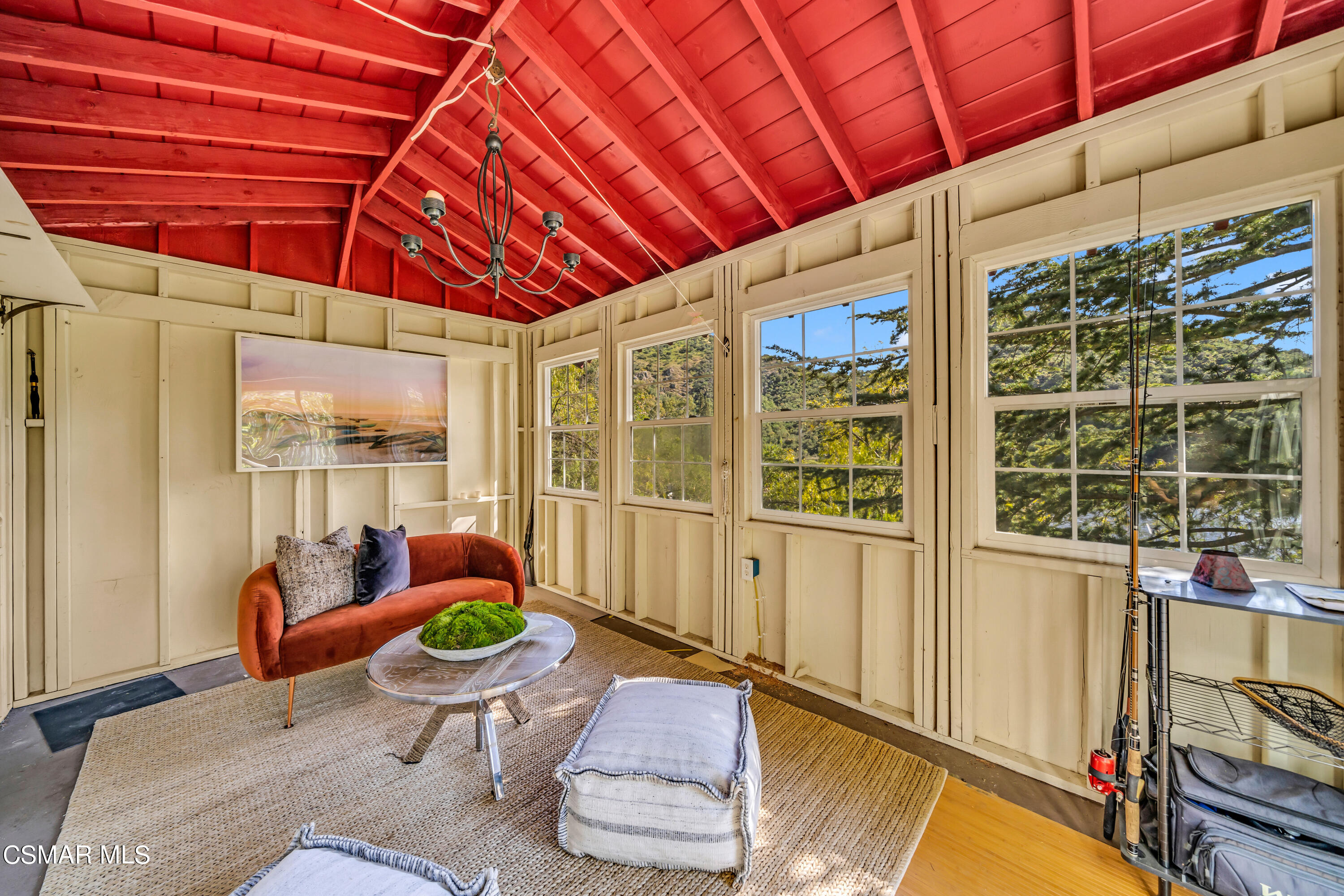 1999 Trentham Road Lake Sherwood, CA 91361 - Photo 49 of 61 a front view of a house with outdoor seating