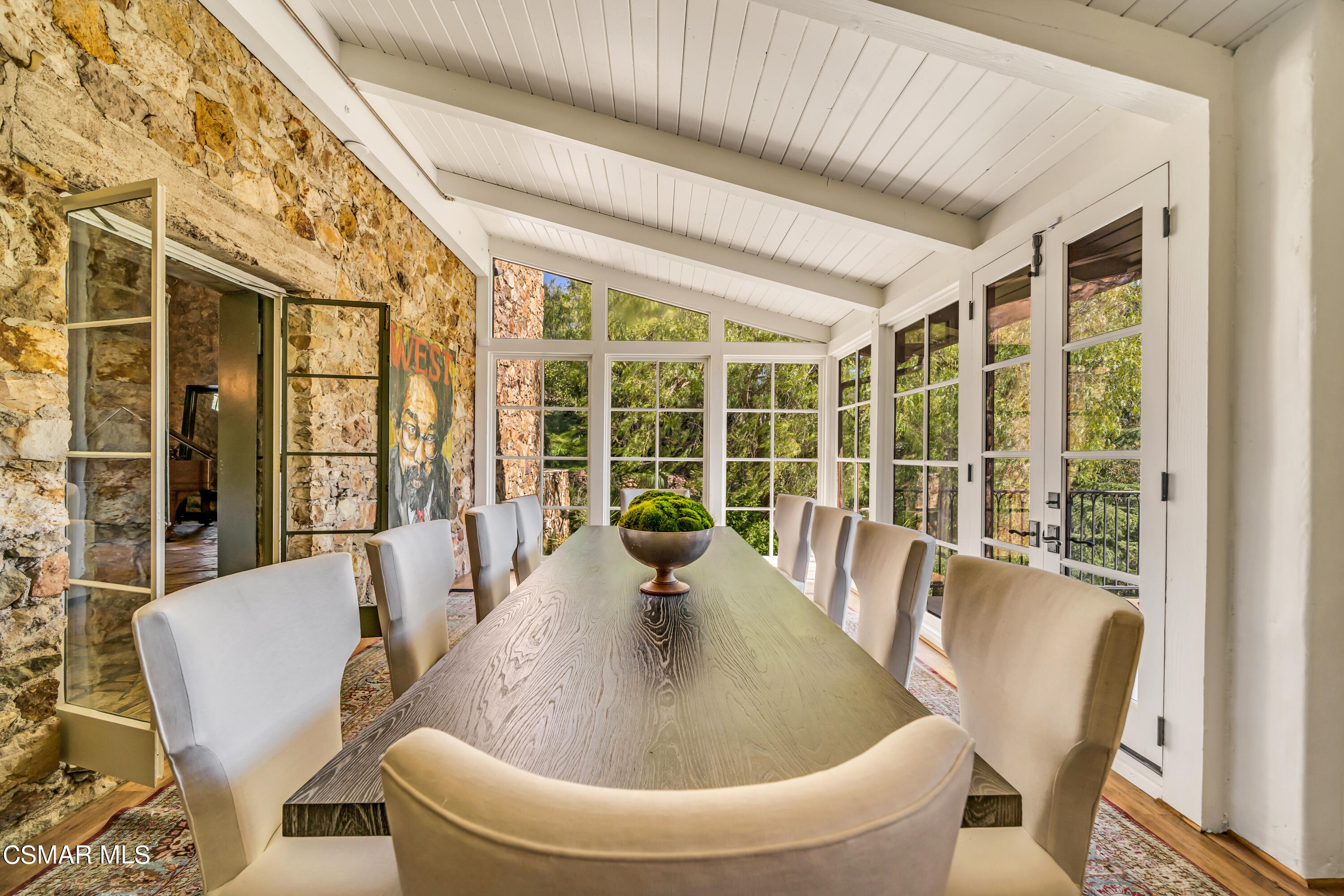 1999 Trentham Road Lake Sherwood, CA 91361 - Photo 10 of 61 a dining room with furniture wooden floor and a potted plant