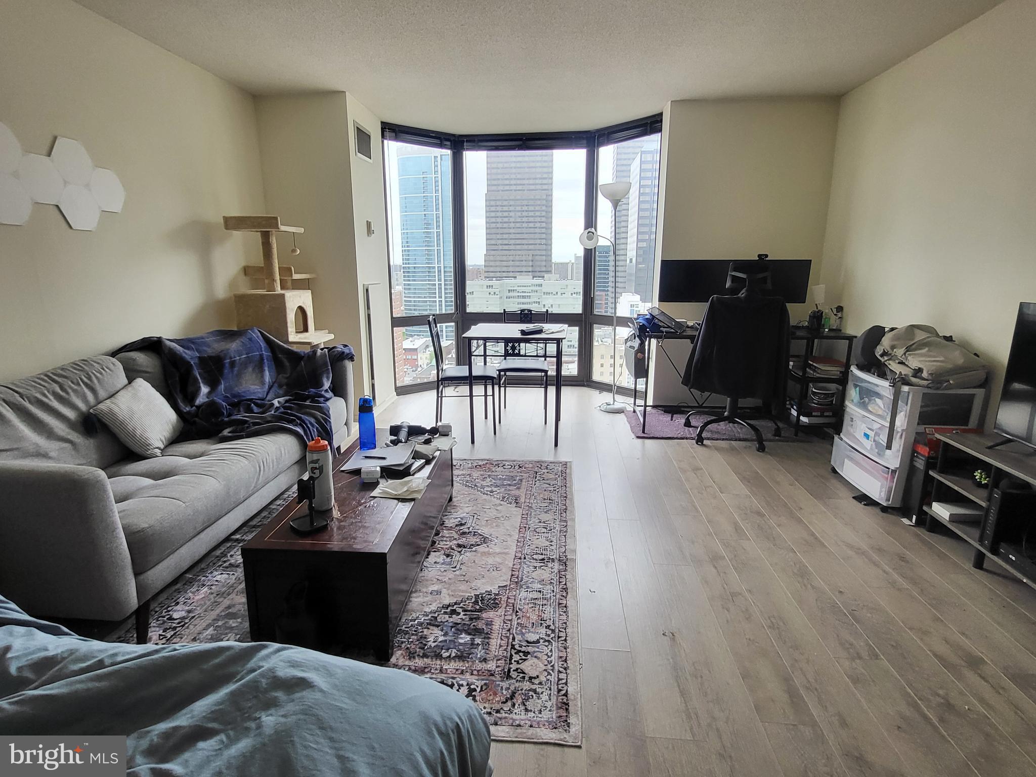 2020 Walnut Street, Unit 22A Philadelphia, PA 19103 - Photo 1 of 22 a living room with furniture and a large window