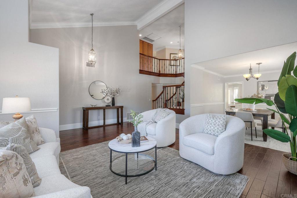 13979 Hickory Street Poway, CA 92064 - Photo 12 of 37 a living room with furniture and a wooden floor