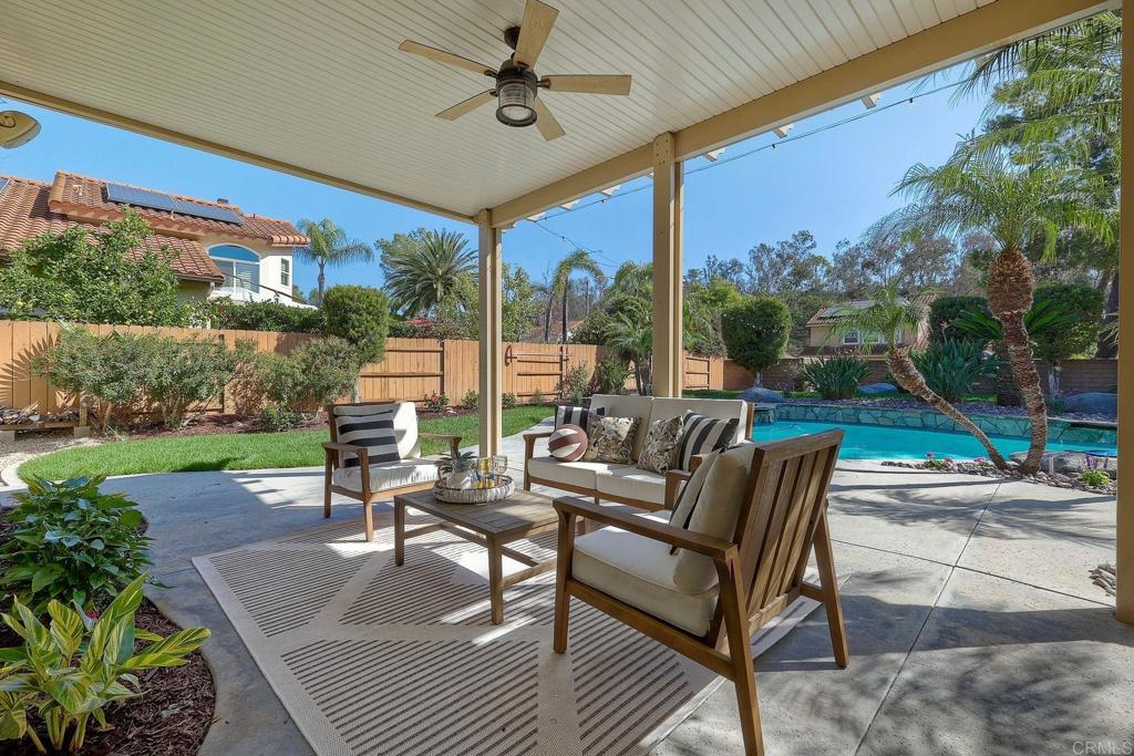 13979 Hickory Street Poway, CA 92064 - Photo 14 of 37 a building outdoor space with patio furniture and garden