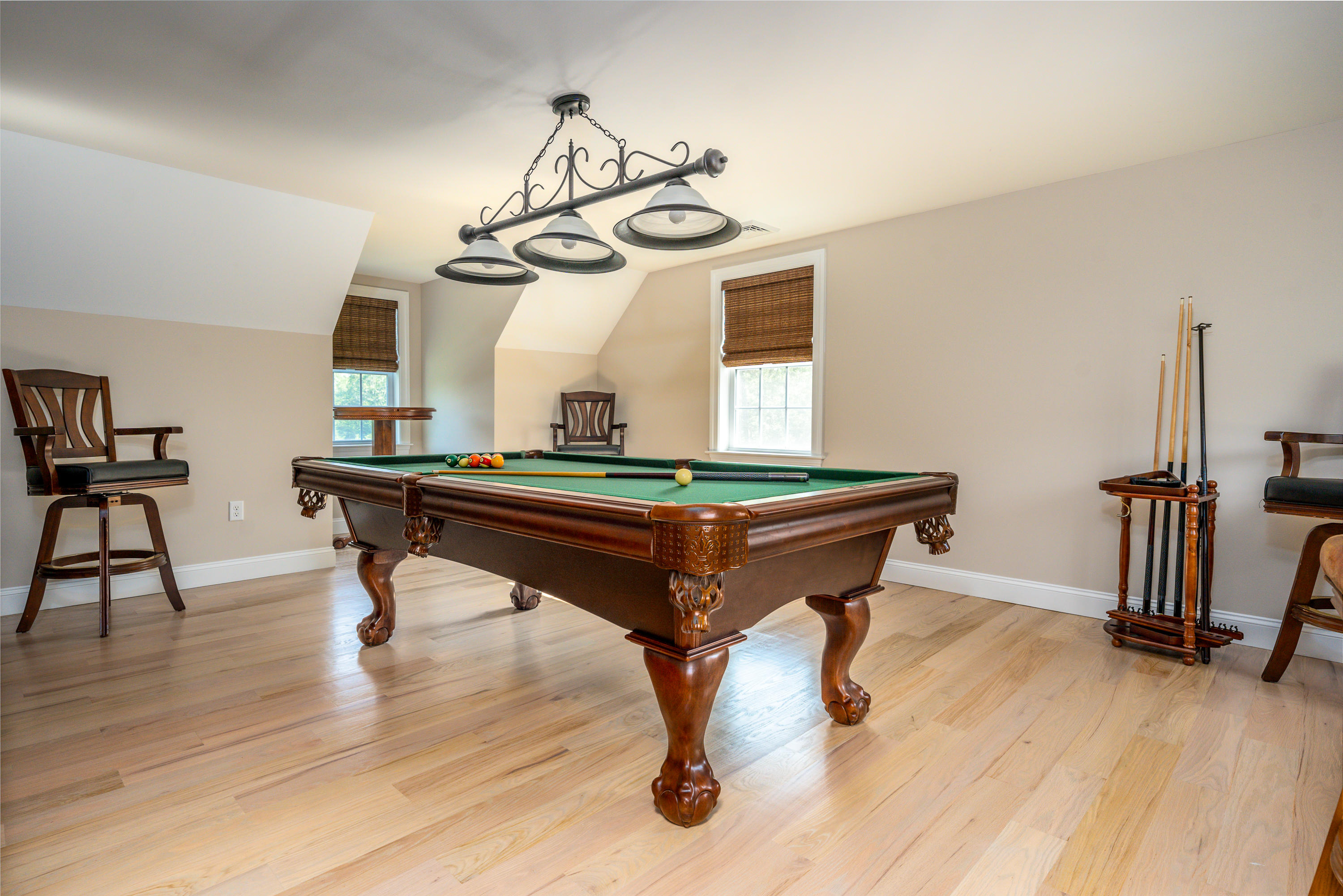 52 Pleasant Bay Road Harwich, MA 02645 - Photo 36 of 43 a room with wooden floor pool table and windows