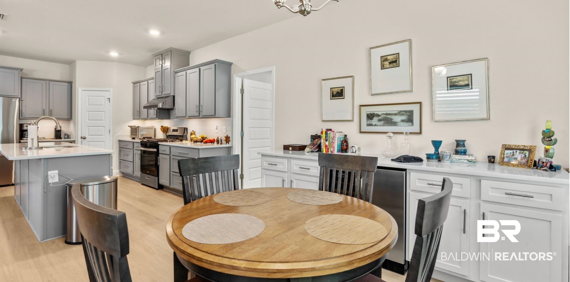 8841 Calverton Street Foley, AL 36535 - Photo 24 of 51 Dining space featuring sink and light wood-type flooring